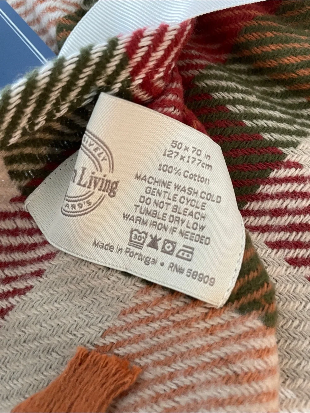 Southern Living Sutton Throw, NWT